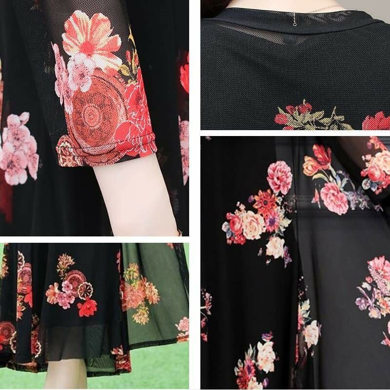 Womens Floral Print Dress