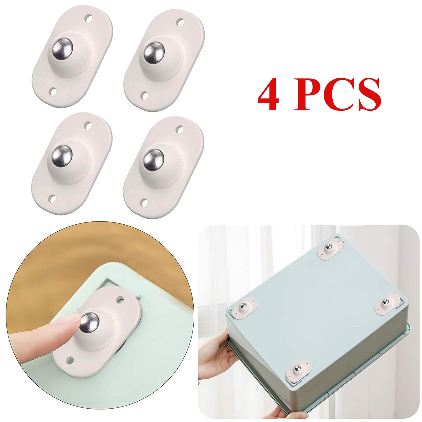 Universal pulley(4 pcs)