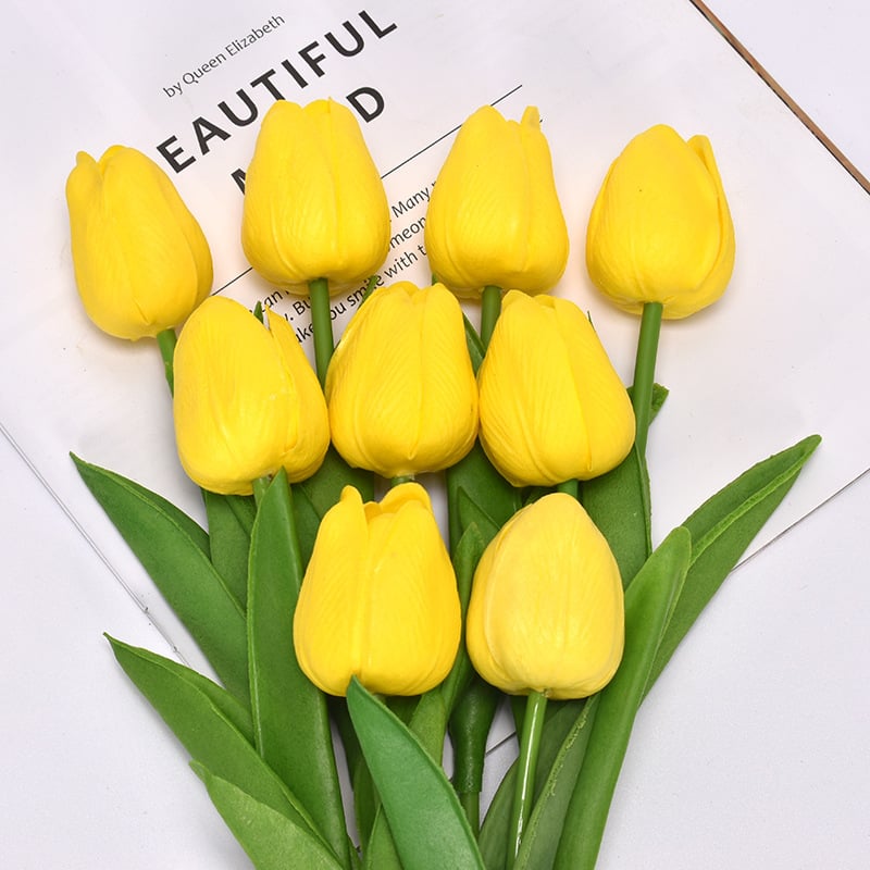 💥-UV Resistant Lifelike Artificial Tulips Flowers💐