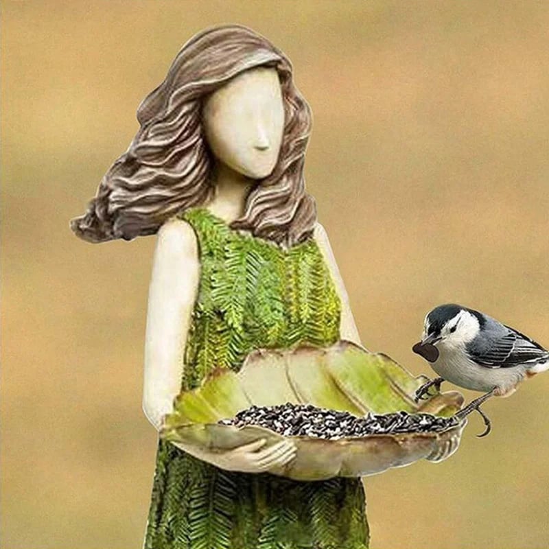 Forest Girl Bird Feeder