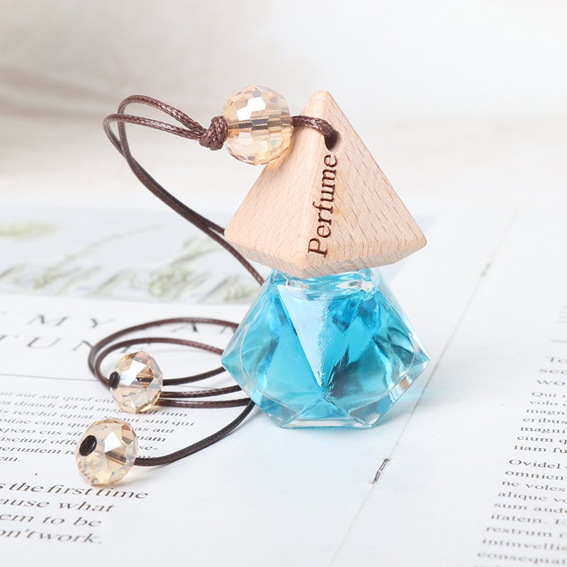 Car perfume glass crystal decoration pendant