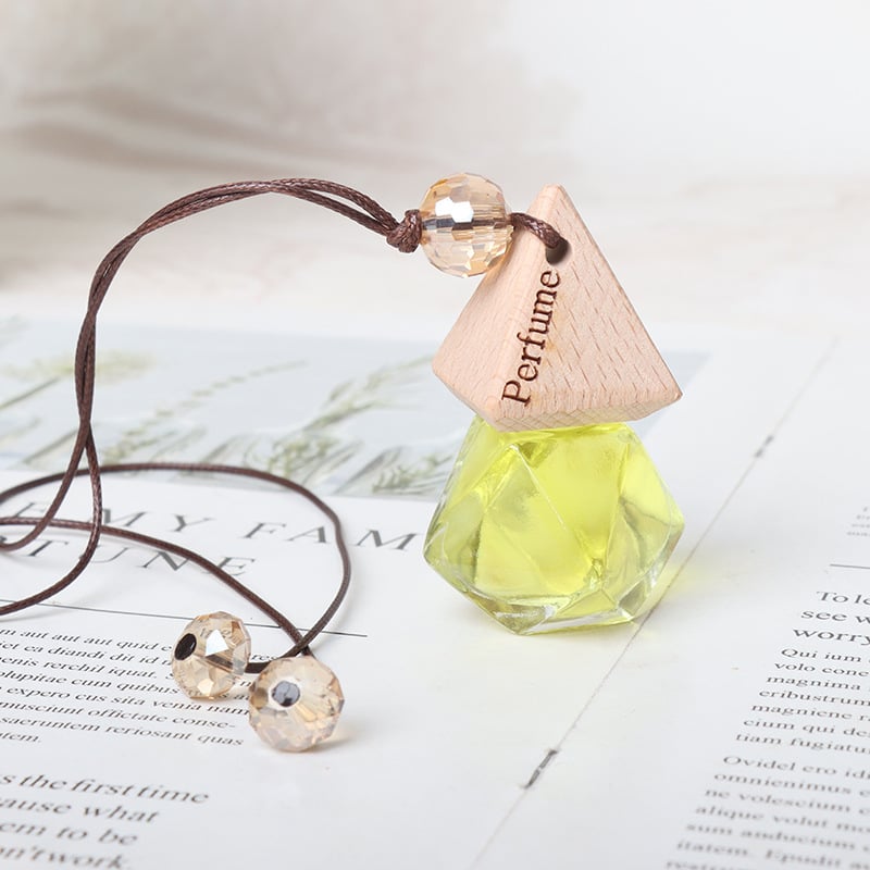 Car perfume glass crystal decoration pendant