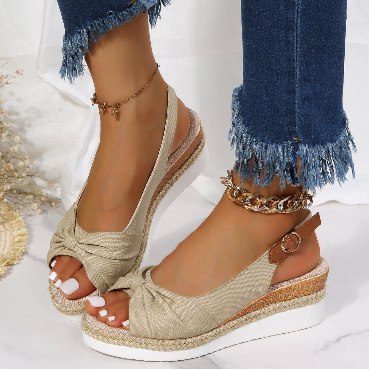 🔥Women's Espadrille Wedge Sandals