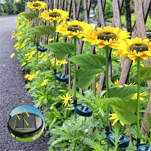 🌻Waterproof Solar Sunflower Light