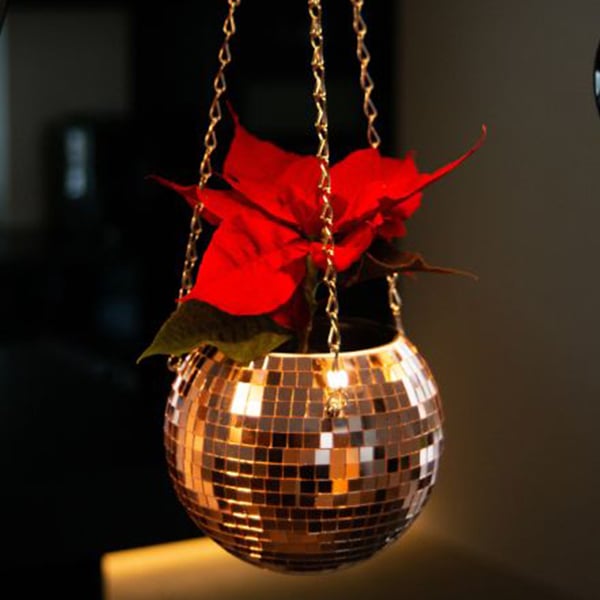 Disco Ball Planter