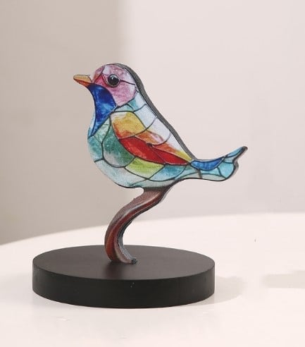 🔥🔥Acrylic Birds on Branch Desktop Ornaments