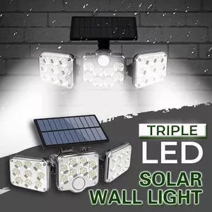 Waterproof Triple Solar LED with Motion Sensor