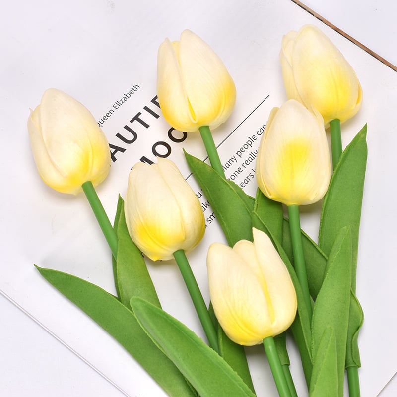 💥-UV Resistant Lifelike Artificial Tulips Flowers💐