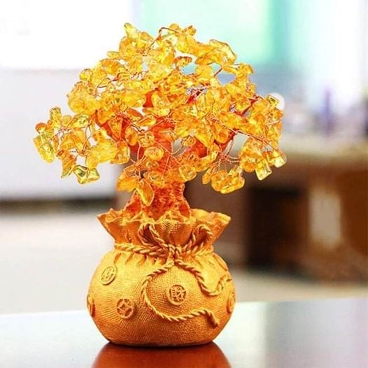 ☘Crystal Citrine Crystal Money Tree