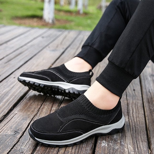 Men's good arch support outdoor breathable sleeve sports shoes