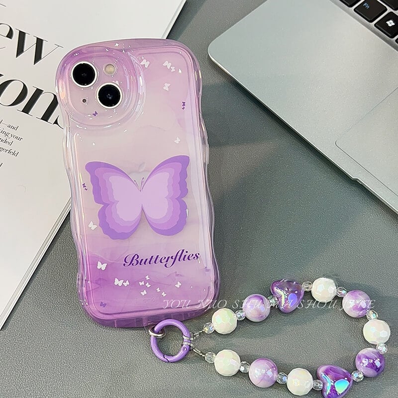 Wave Edge Swoosh Butterfly Phone Case