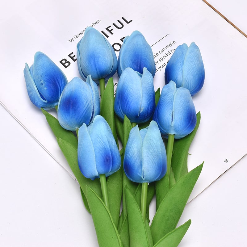 💥-UV Resistant Lifelike Artificial Tulips Flowers💐