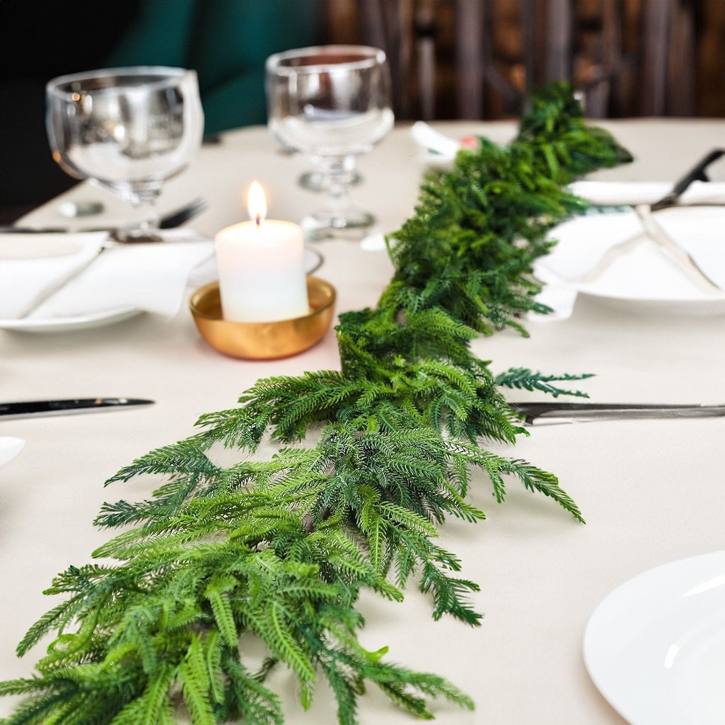 🎄Natural Christmas Greenery 🎄Norfolk Pine Branch