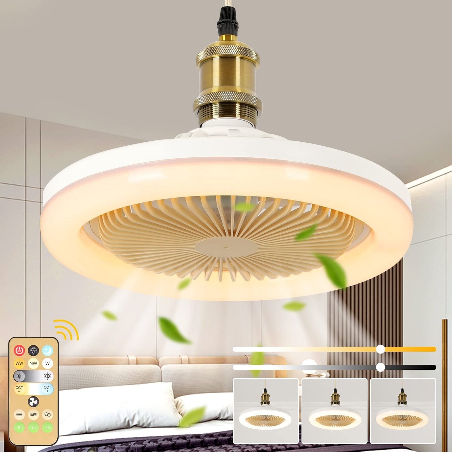 Hot Selling Now🔥🔥Remote Control Electric Fan Chandelier