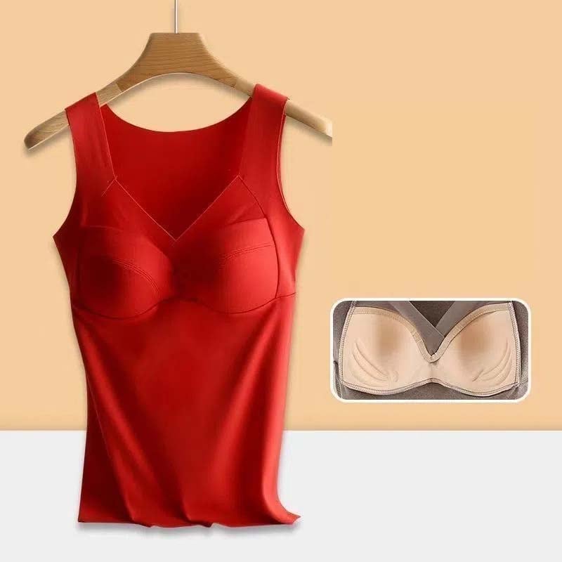 💓Thermal underwear with built in chest pad