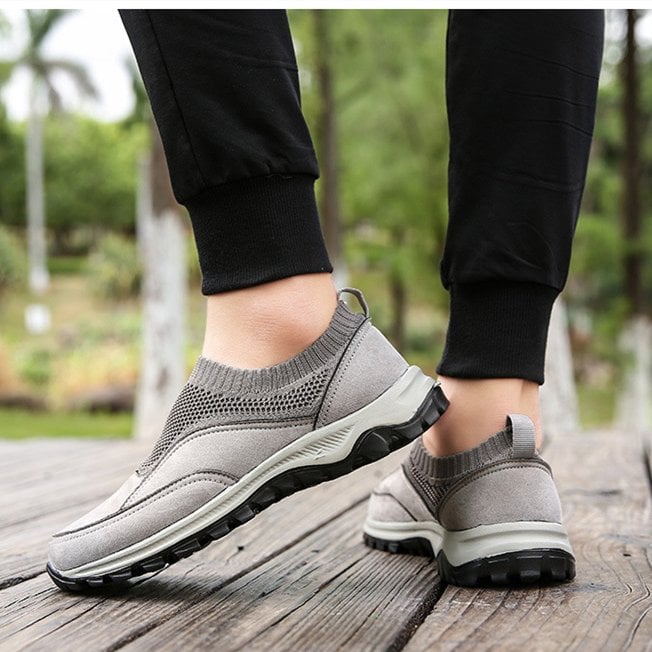 Men's good arch support outdoor breathable sleeve sports shoes