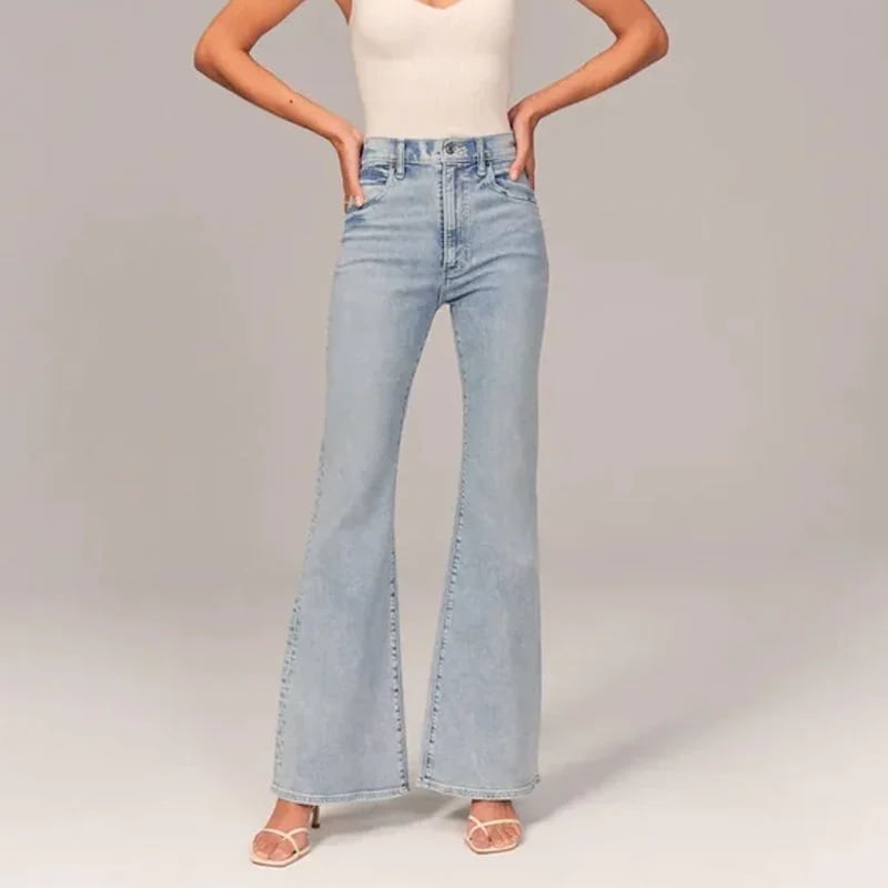 Ultra High Rise Stretch Flare Jean