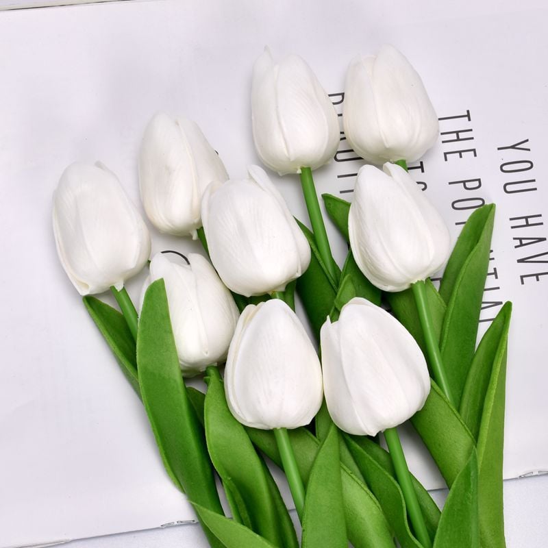 💥-UV Resistant Lifelike Artificial Tulips Flowers💐