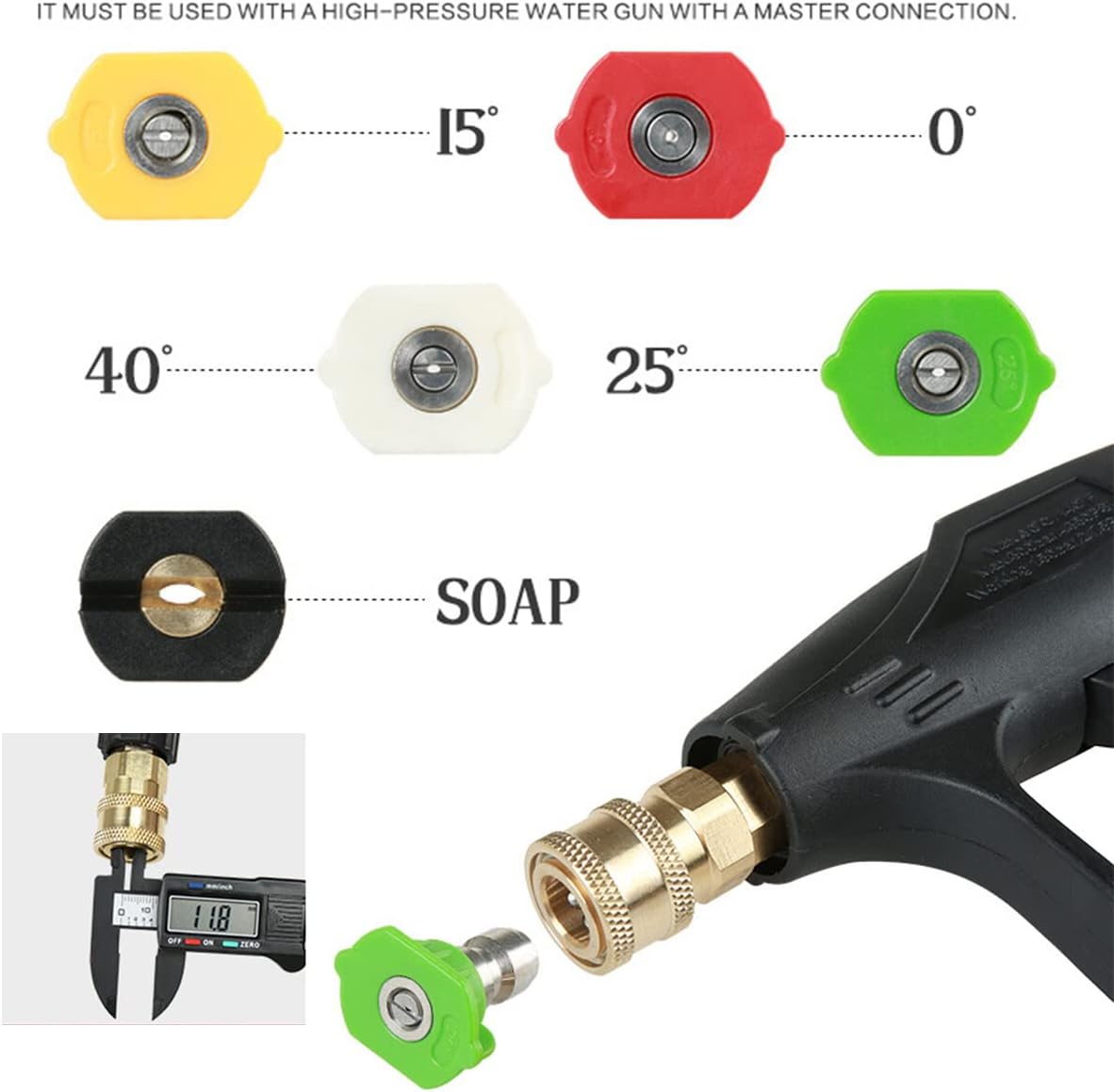 🔥Foam Cannon Dual Connector Accessory