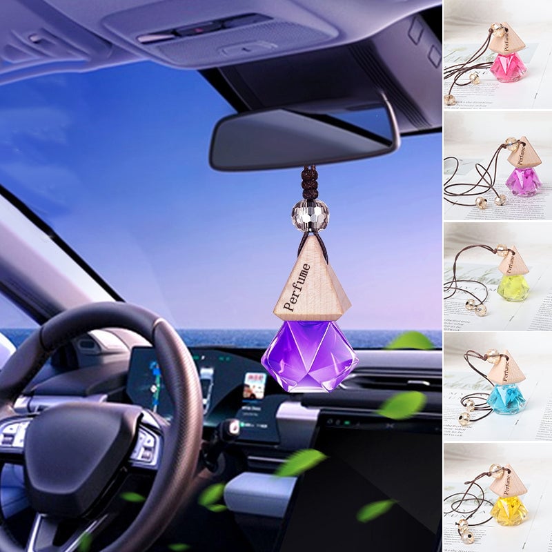 Car perfume glass crystal decoration pendant