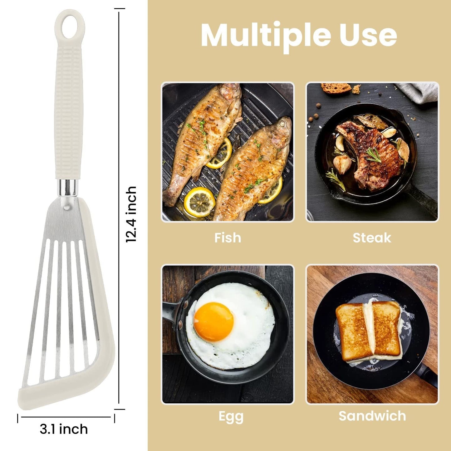 The Ultimate Kitchen Helper - Silicone Fish Spatula