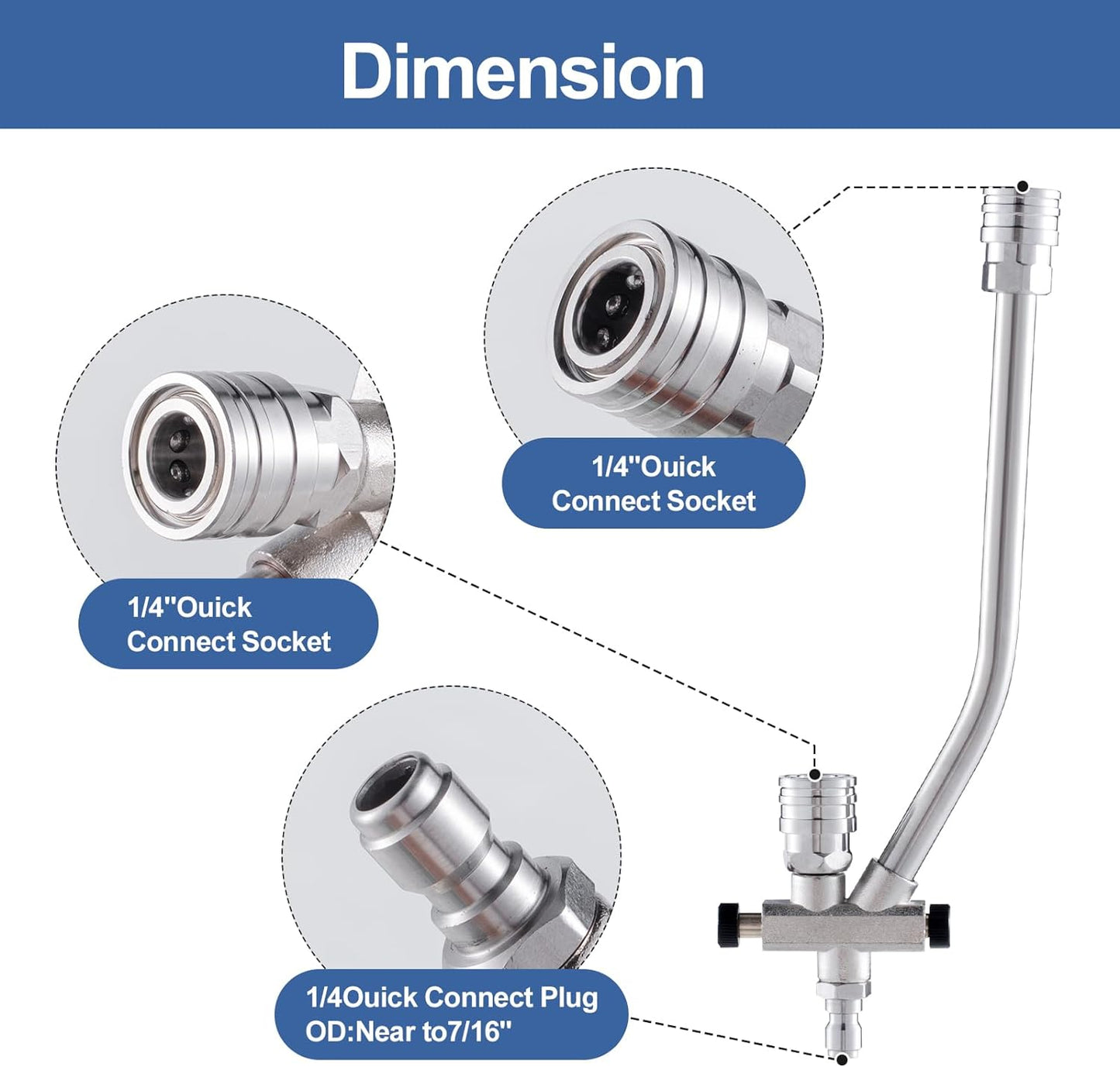 🔥Foam Cannon Dual Connector Accessory