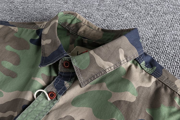 MEN CAMOUFLAGE CARGO SHIRTS