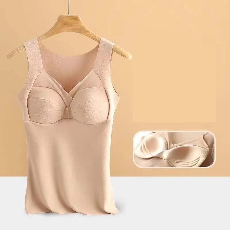 💓Thermal underwear with built in chest pad