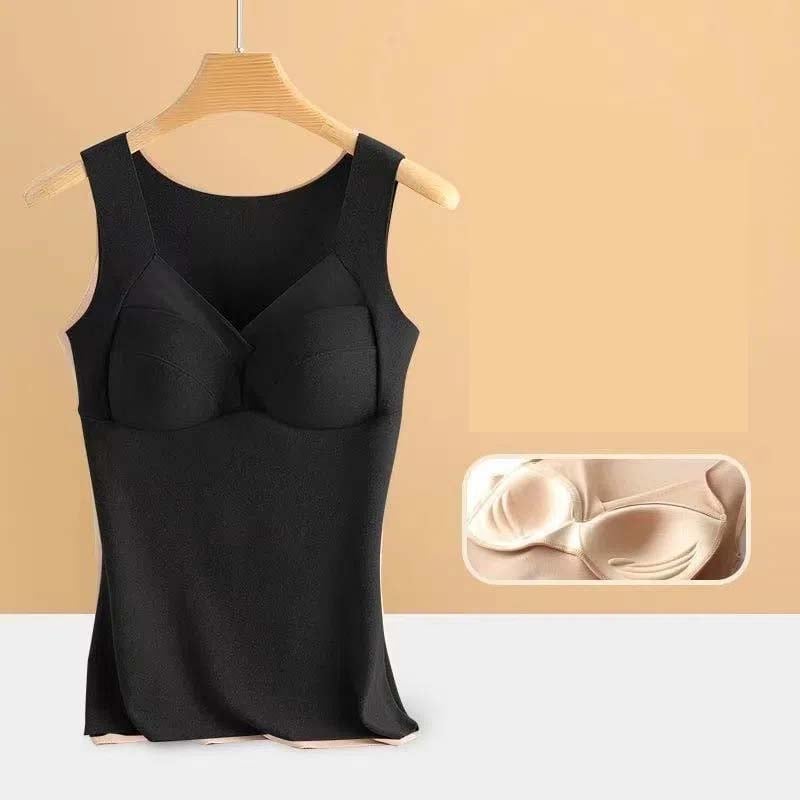 💓Thermal underwear with built in chest pad