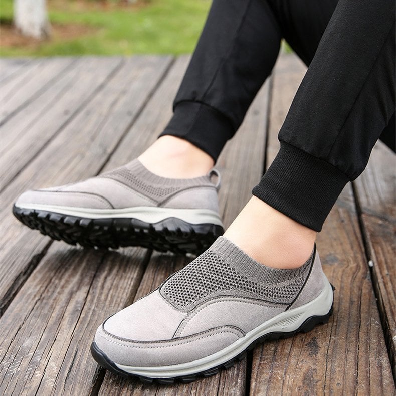 Men's good arch support outdoor breathable sleeve sports shoes