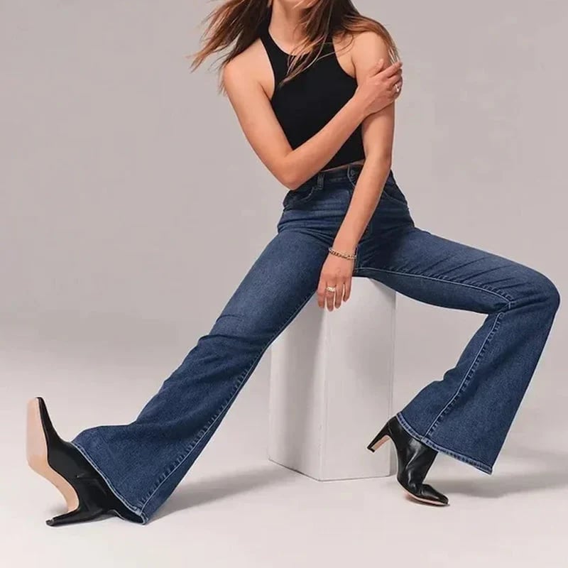 Ultra High Rise Stretch Flare Jean