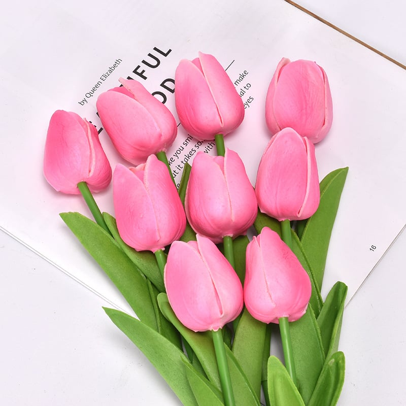 💥-UV Resistant Lifelike Artificial Tulips Flowers💐