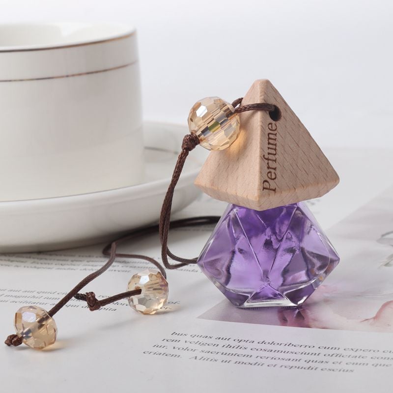 Car perfume glass crystal decoration pendant