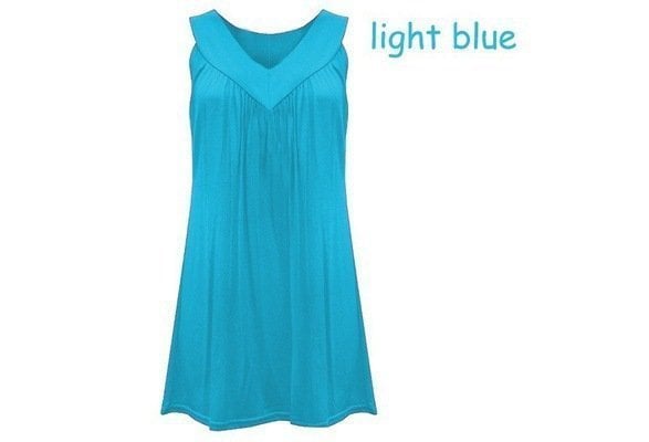 New V-neck Sleeveless Pleated Vest