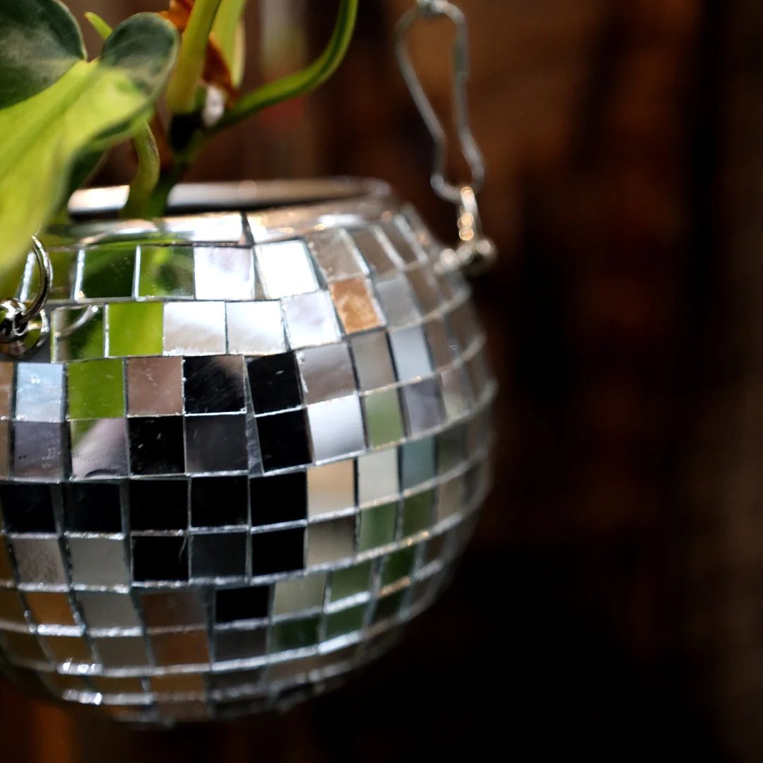 Disco Ball Planter