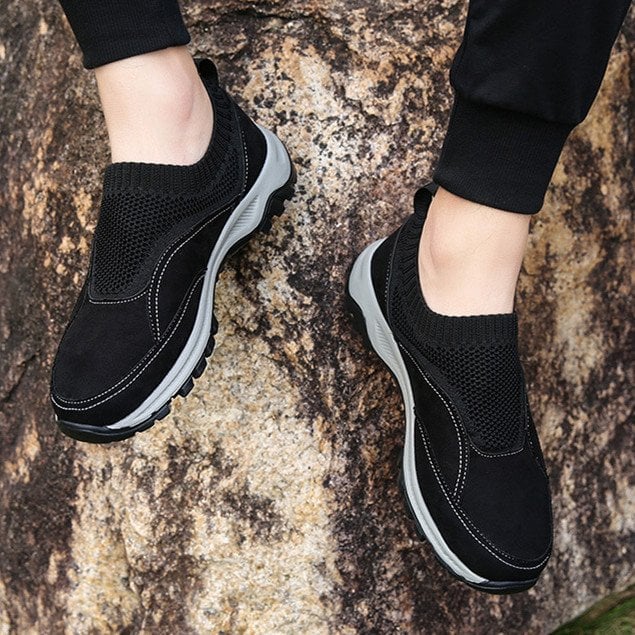 Men's good arch support outdoor breathable sleeve sports shoes