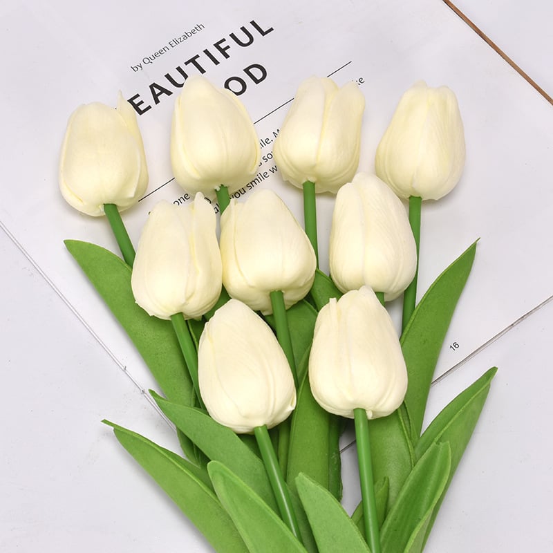 💥-UV Resistant Lifelike Artificial Tulips Flowers💐