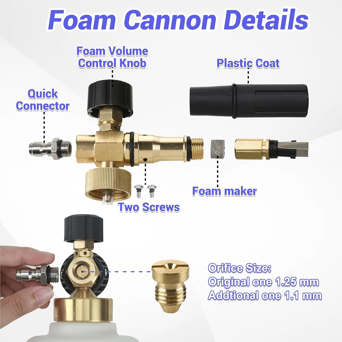 🔥Foam Cannon Dual Connector Accessory