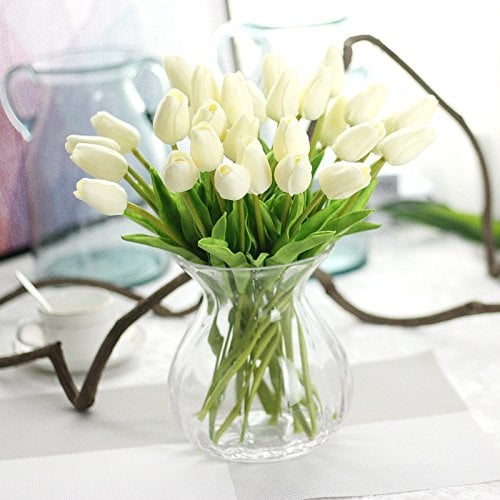 💥-UV Resistant Lifelike Artificial Tulips Flowers💐