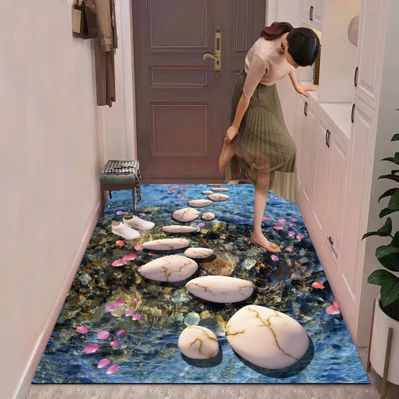 Floral floor mat(3D cuttable floor mat)