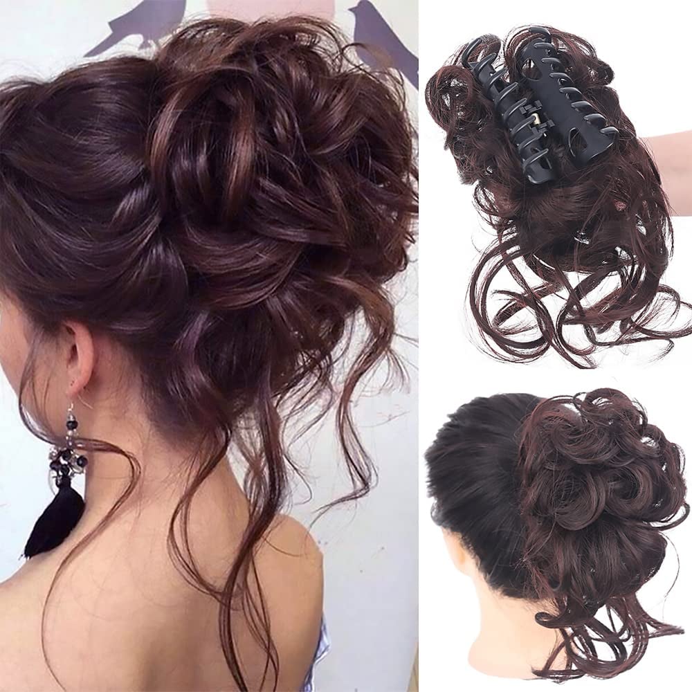 🔥Curly Bun Hair Piece