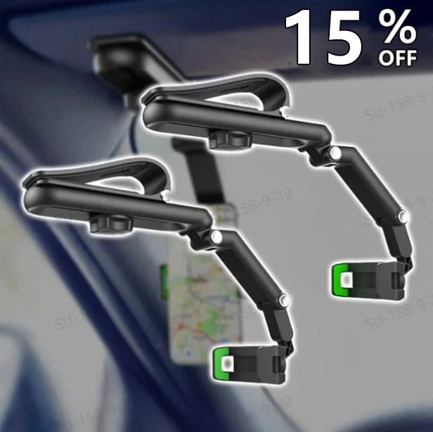 Rotatable and Retractable Car Phone Holder