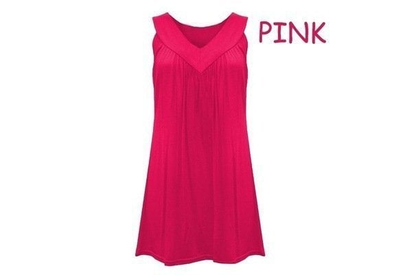 New V-neck Sleeveless Pleated Vest