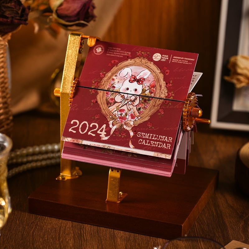 2024 Hand Remote Mechanical Calendar🔥