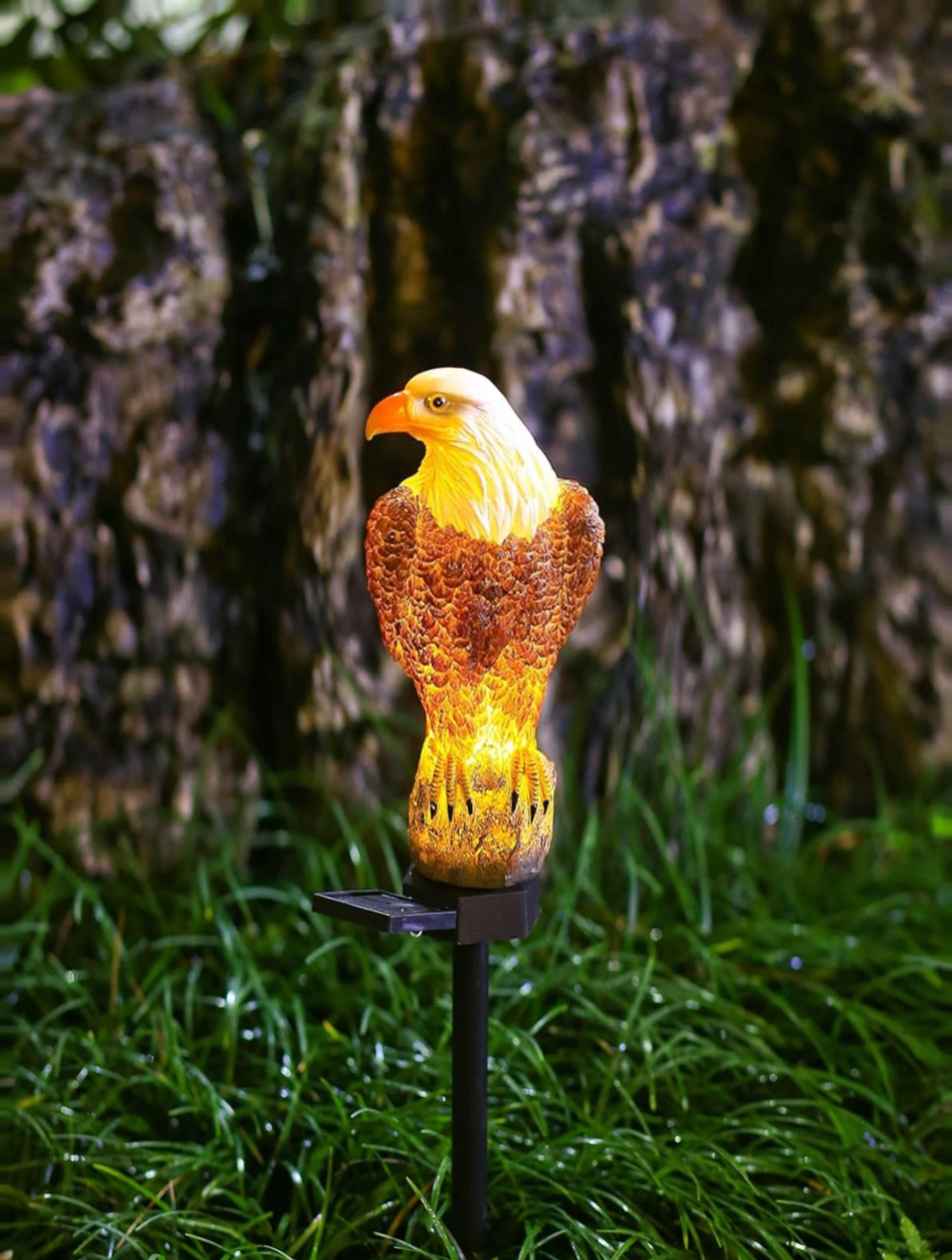 🔥 American Eagle Solar Garden Light