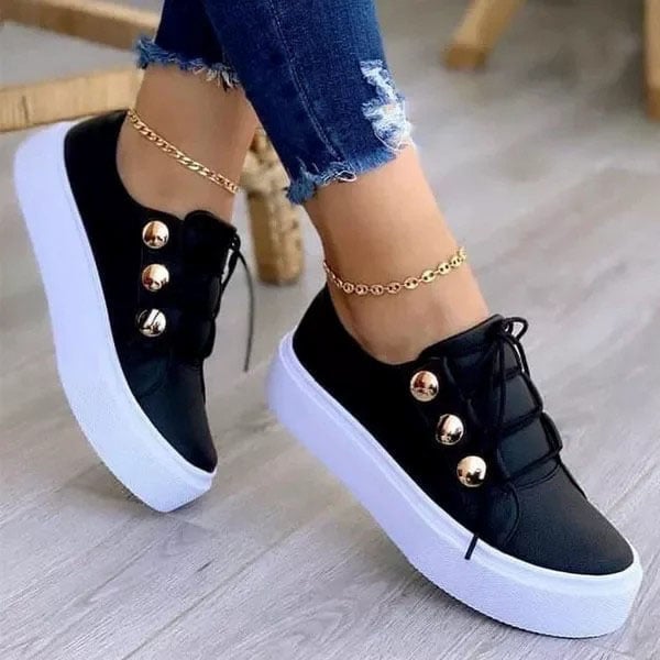 💓WOMEN'S SUPER COMFORTABLE LEATHER SHOES WITH A ROUND TOE