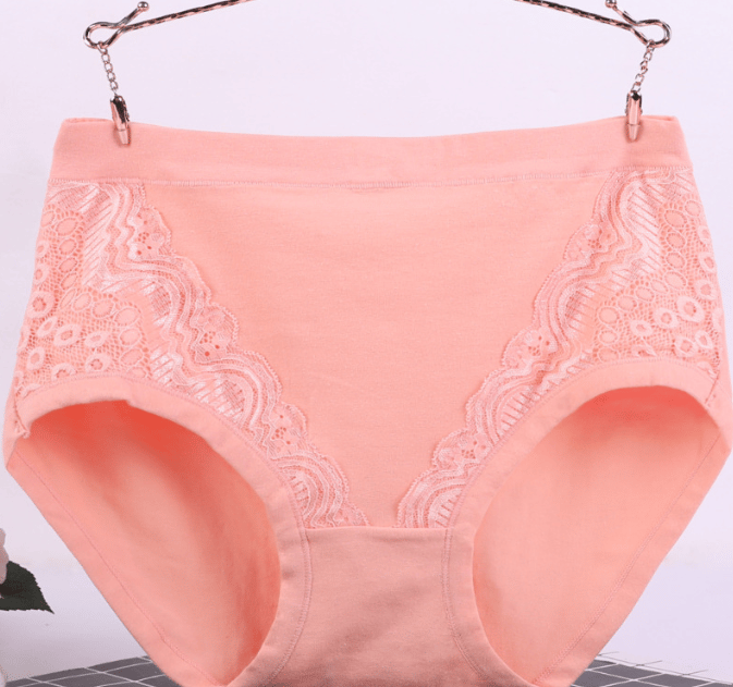 Plus Size High Waist Leak Proof Cotton Panties