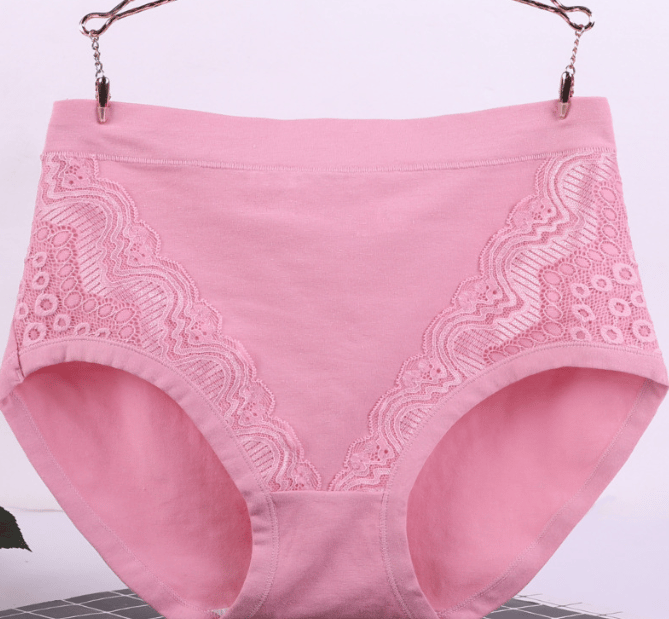 Plus Size High Waist Leak Proof Cotton Panties