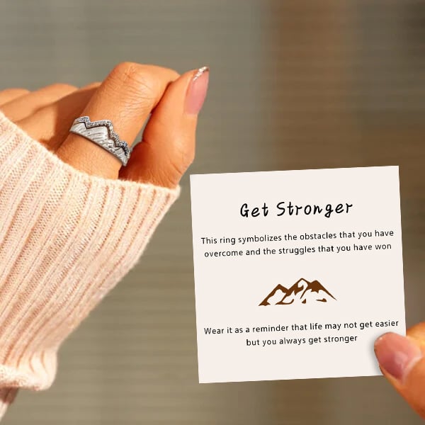 🔥Last Day 50% OFF 💪Get Stronger Mountain Ring ( Set Of 2 )🎁