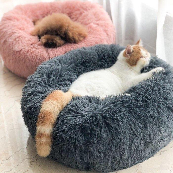 Long Plush Super Soft Dog Bed